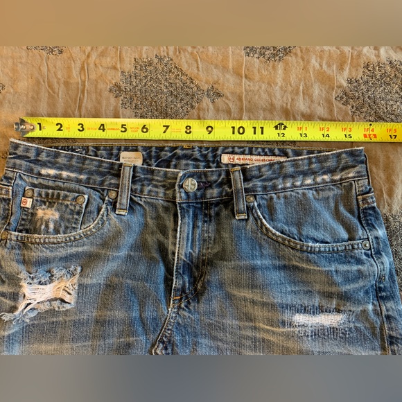 Free People Anthropologie Adriano Goldschmied Denim Skirt AG Jeans - Picture 7 of 10